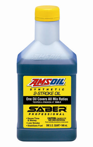SABER® Professional Synthetic 2-Stroke Oil 1QT