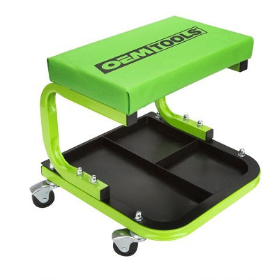 OEM CUSHION CREEPER SEAT W/ TOOL TRAY