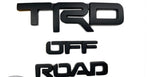Blackout Emblem Overlay. Exterior Emblem for RAV4 "Off Road Edition"