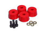 Energy Suspension 96-04 Toyota 4Runner Front Hyper Flex Red Bump Stop Set