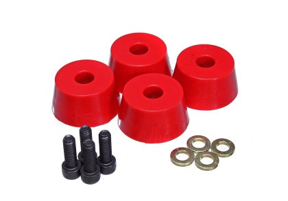 Energy Suspension 96-04 Toyota 4Runner Front Hyper Flex Red Bump Stop Set